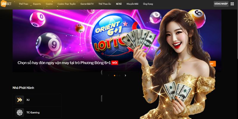 Sảnh cược xổ số 188BET được người chơi ưu ái lựa chọn đặt cược nhiều Sảnh cược xổ số 188BET được người chơi ưu ái lựa chọn đặt cược nhiều